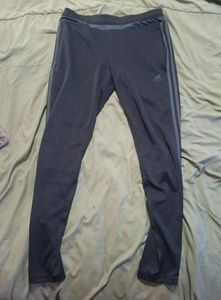 Adidas Athletic Pants. Black/Grey Medium